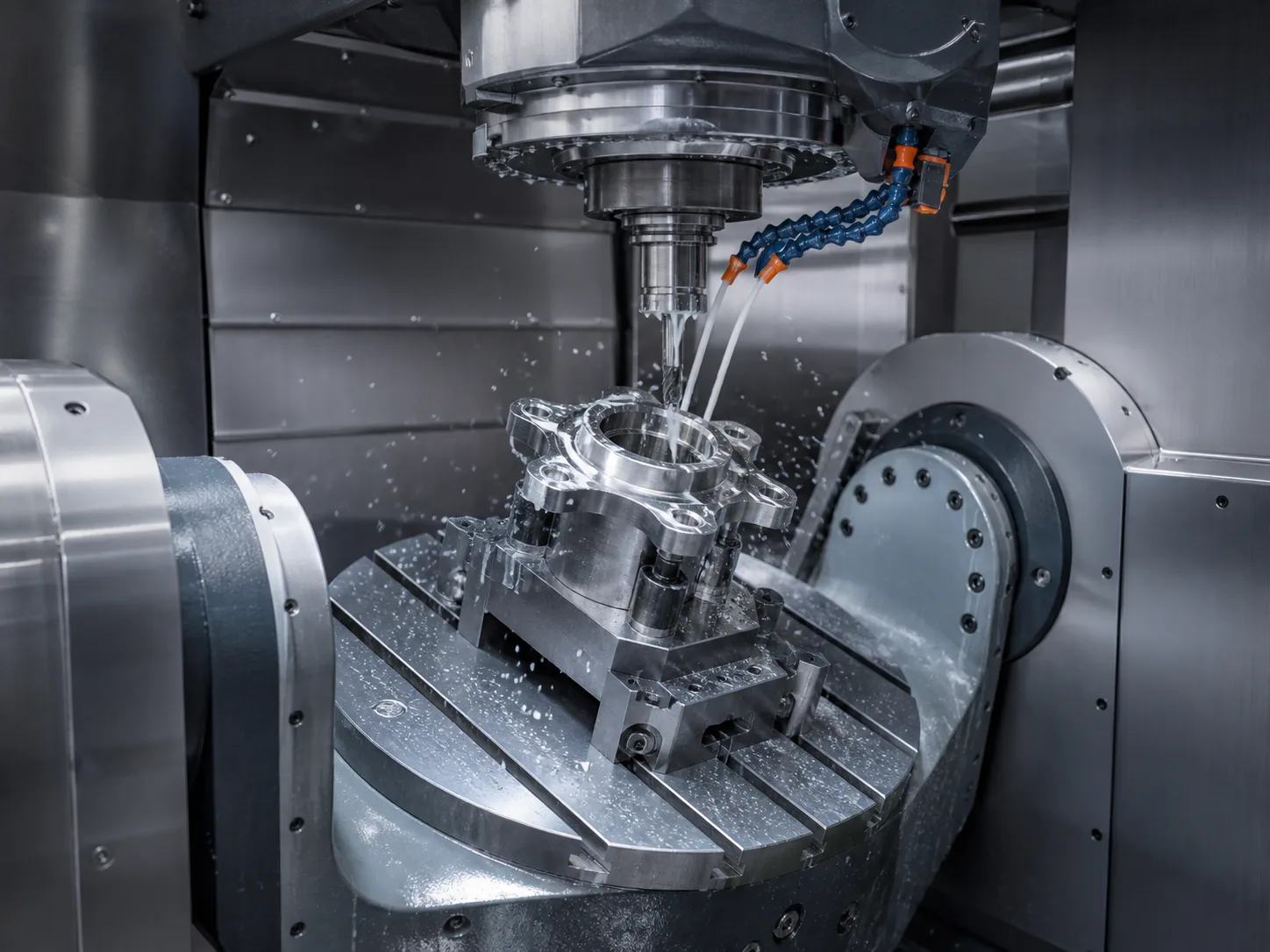CNC 精密加工演示素材